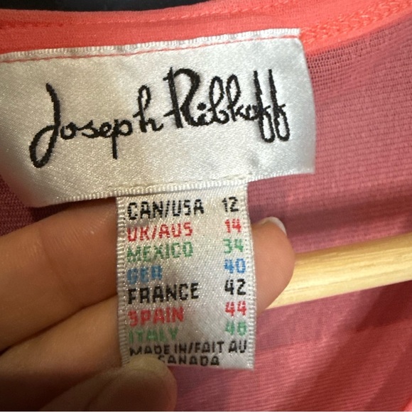 Joseph Ribkoff Coral Swim Coverup - Picture 5 of 9